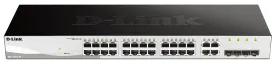24-Port Gigabit Smart Managed Switch Including 4 Sfp Ports