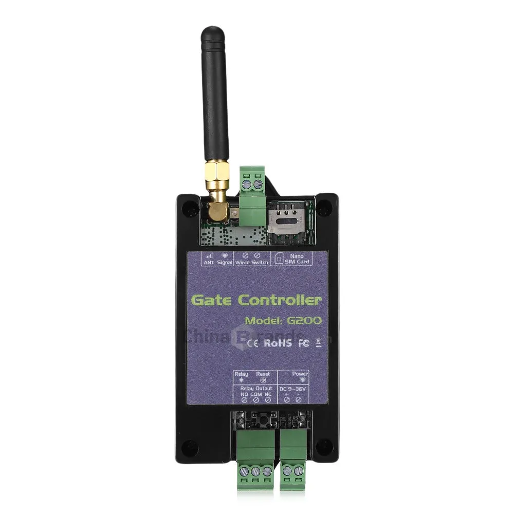 3G Smart Wireless Door/Garage Opener with Remote Access Control & Relay Switch for Pump