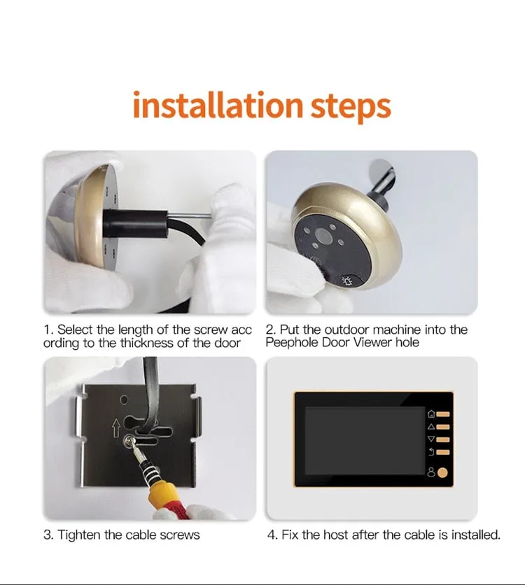 4.3 Inch Smart Peephole Camera