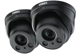 4K Nocturnal Motorized Zoom Lens Security Camera with Audio Recording (2-Pack)