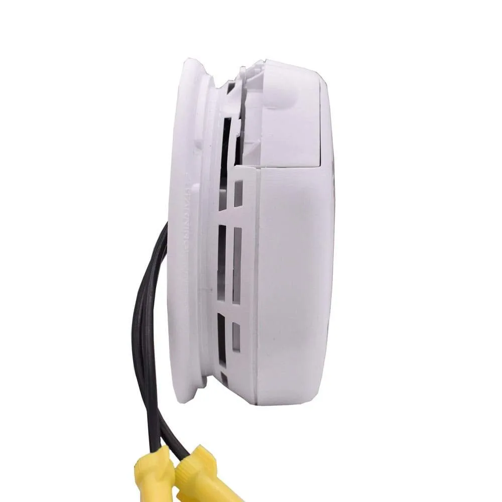 4K UHD TOP View Wifi Carbon Monoxide Detector Spy Camera & DVR - Wireless Hidden Camera - 110V Hardwired