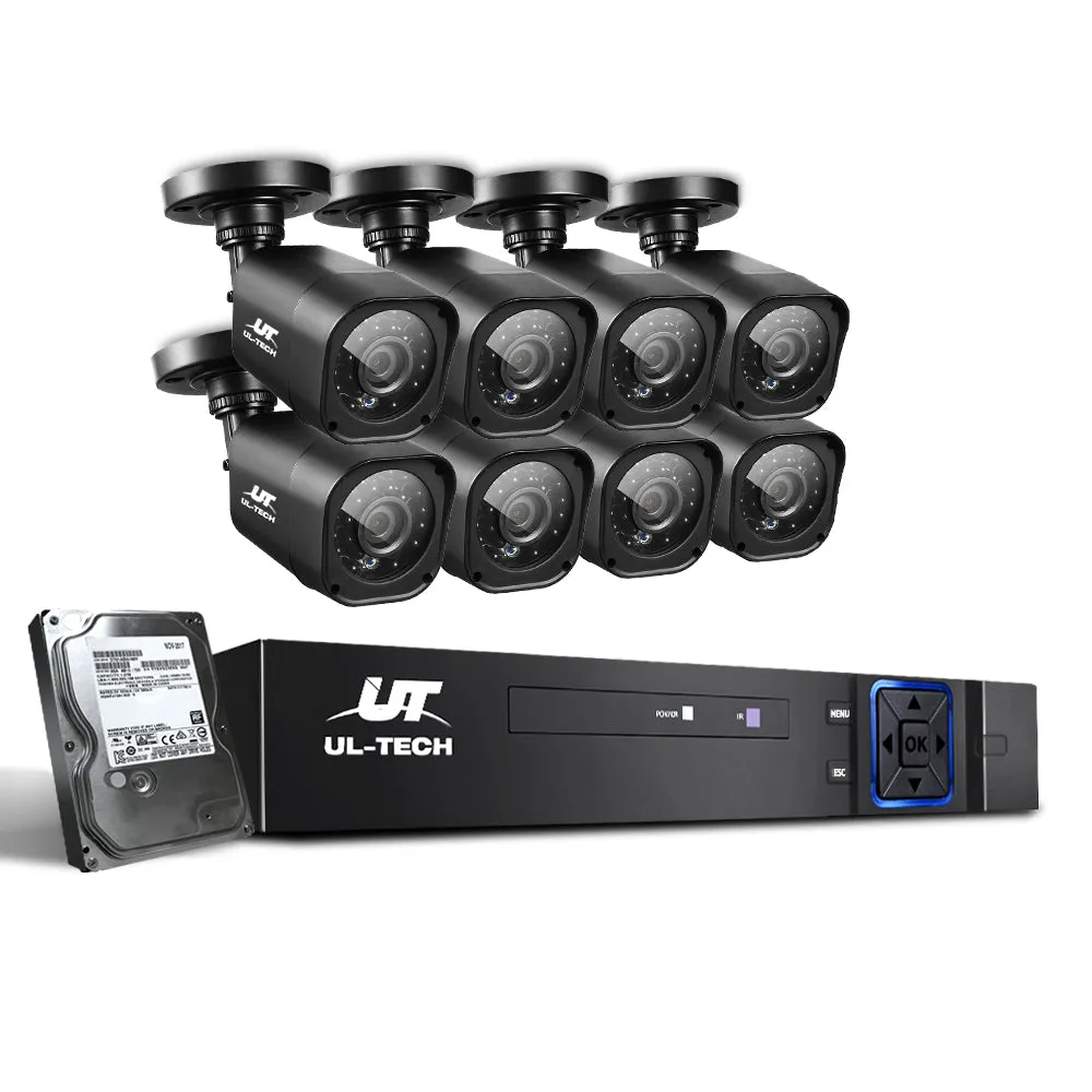 8CH 1080P Outdoor CCTV Security System 2TB HDD - UL-Tech