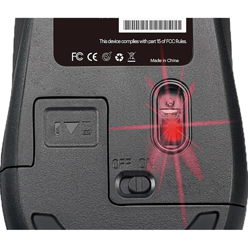 Adesso Antimicrobial Silicone Wireless Mouse - IMOUSEA10