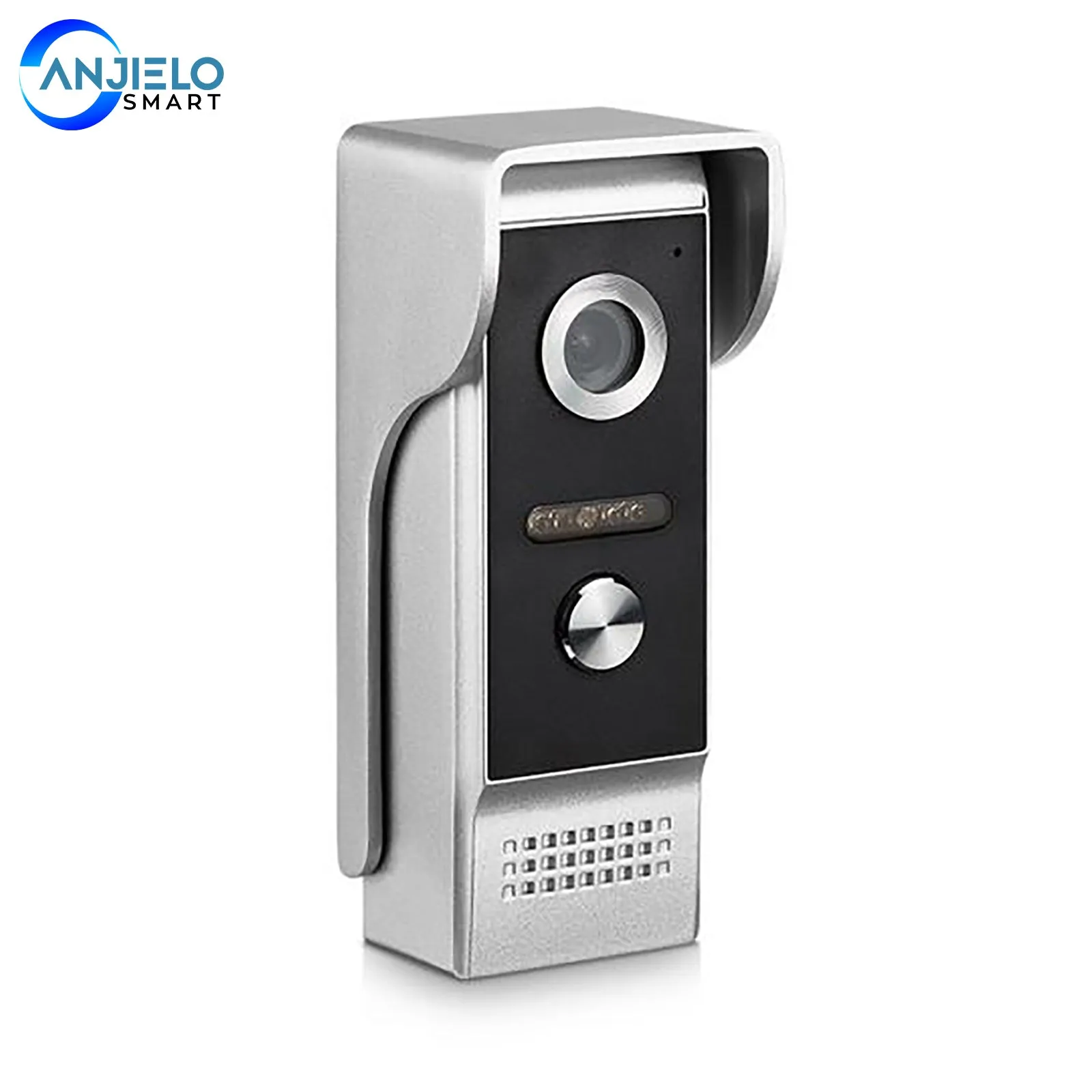 AnjieloSmart 4-Wired Video Door Phone Single Doorbell Waterproof Wide View Angle Lens Night Vision