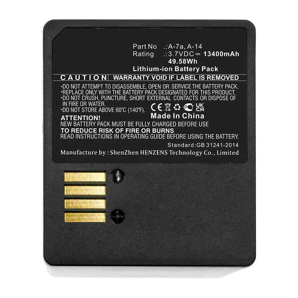 Batteries N Accessories BNA-WB-L16582 Home Security Camera Battery - Li-ion, 3.7V, 13400mAh, Ultra High Capacity - Replacement for Netgear A-14 Battery