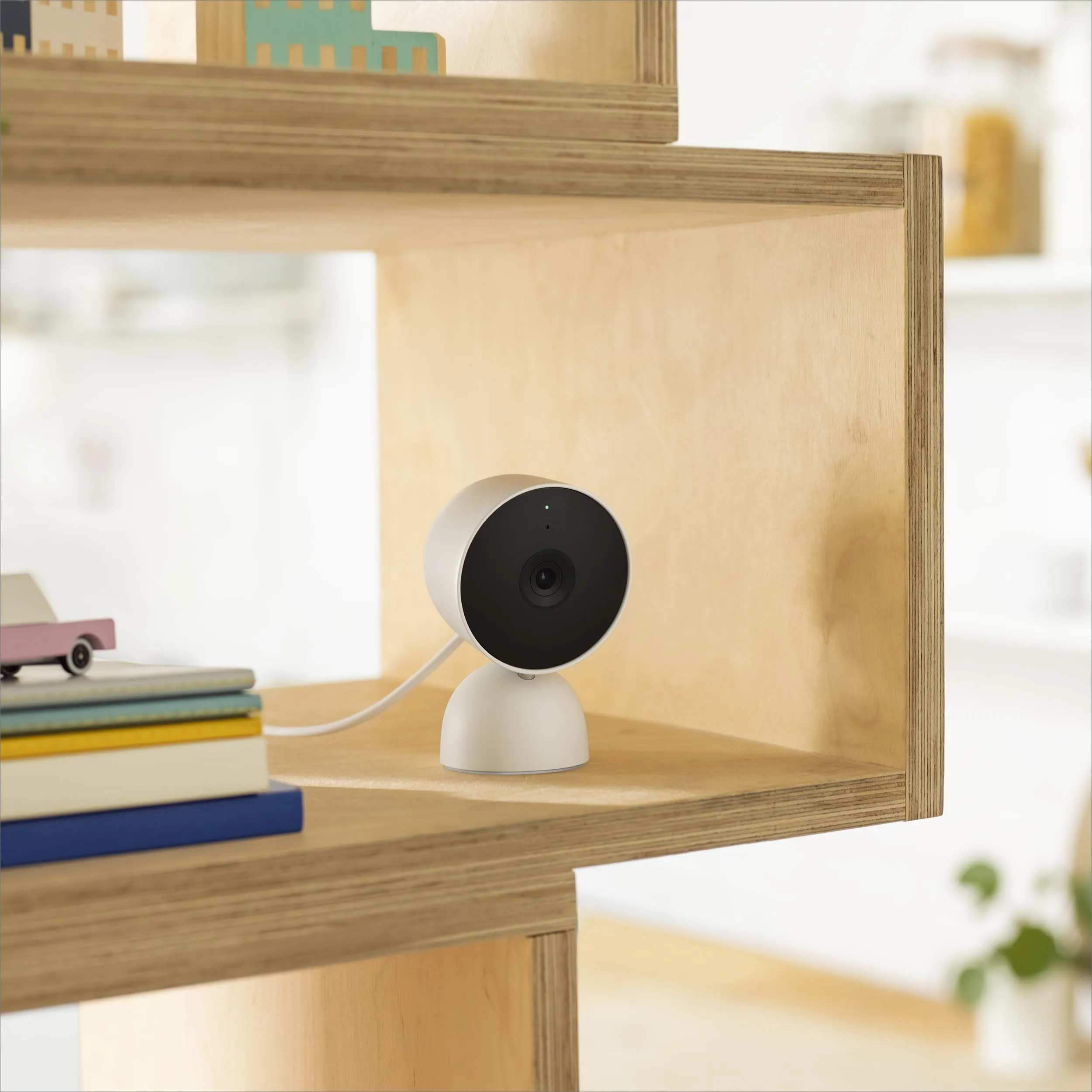 Bundle of Google Nest Doorbell (Wired, 2nd Gen) and Nest Cam (Indoor, Wired) - Nest Camera and Doorbell with 1080p HDR Video and Night Vision - 3 Hours of Event Video History Included - Snow
