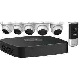 Dahua N484E62A 8-Channel Video Doorbell Security System
