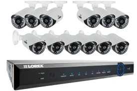 ECO6 24-Channel Real-time 960H Security DVR with 900TVL Weatherproof Bullet Cameras