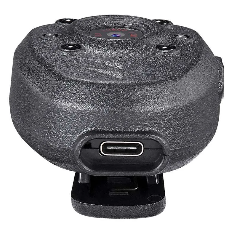 Full HD 1080P Police Body Lapel Worn Video Camera with Night Vision LED Light & 32G Memory TF Card