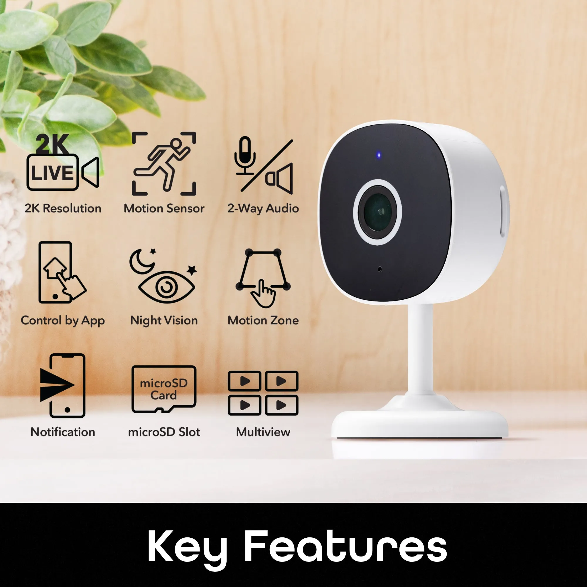 Geeni Insight Mini 2K Indoor Camera