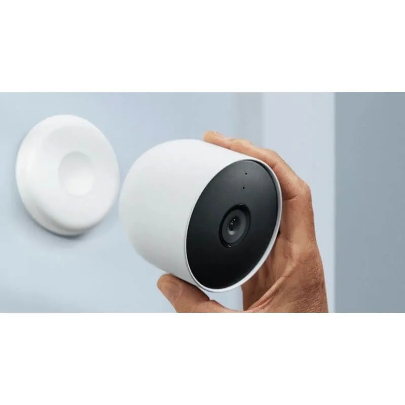Google Nest Cam (Battery)   Wasserstein 3-in-1 Charger, Floodlight & Mount Bundle | Made for Google