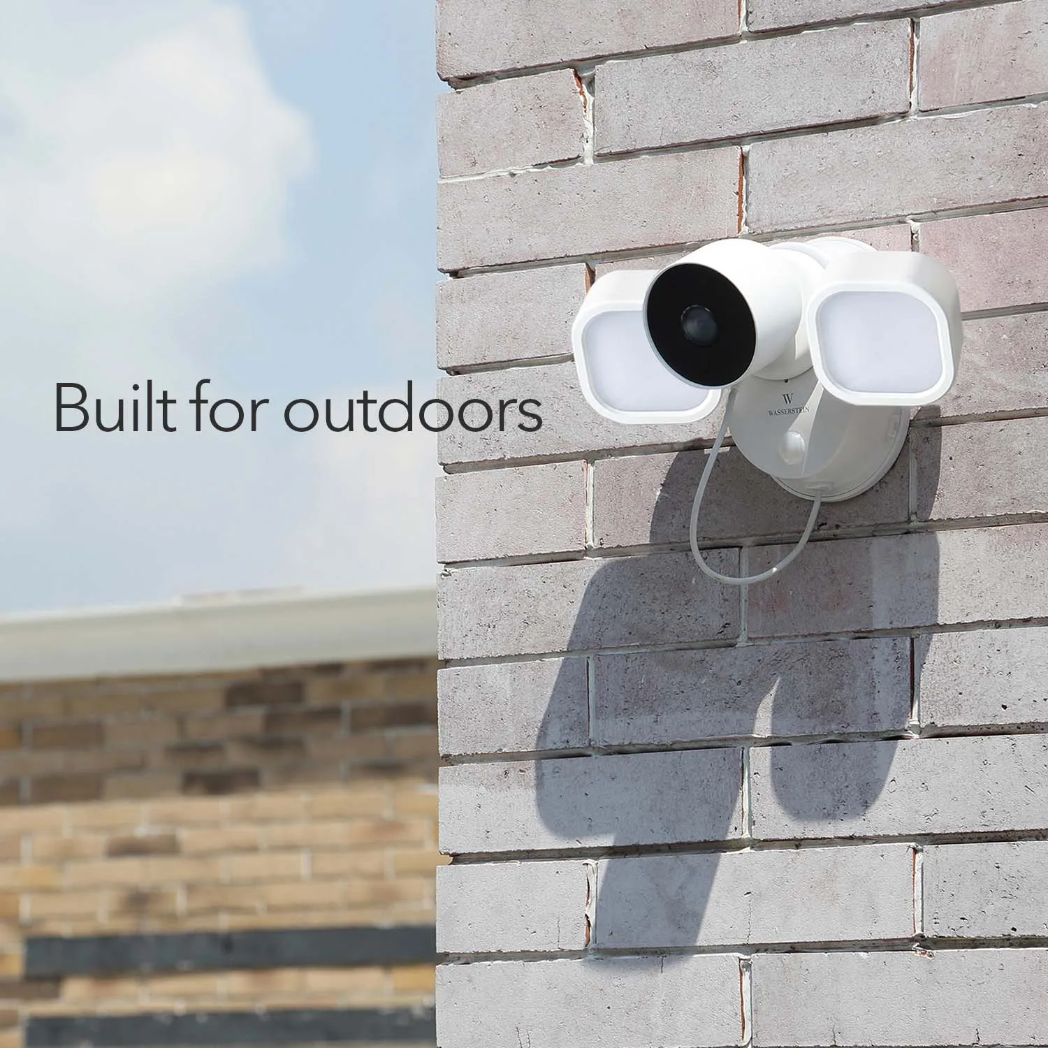 Google Nest Cam (Battery)   Wasserstein 3-in-1 Charger, Floodlight & Mount Bundle | Made for Google