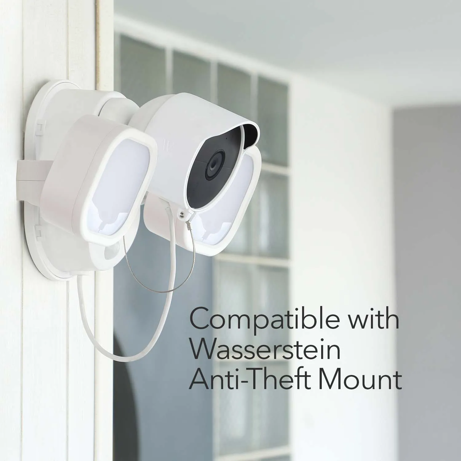 Google Nest Cam (Battery)   Wasserstein 3-in-1 Charger, Floodlight & Mount Bundle | Made for Google