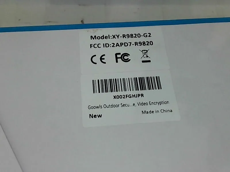 GOWLS Outdoor Security Camera White