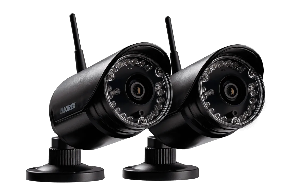 HD 720p Outdoor Wireless Security Cameras, 135ft Night Vision (2-pack)