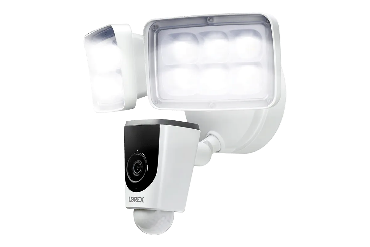 Home Monitoring Kit featuring 1080p HD Video Doorbell, Floodlight and 2 Window / Door Motion Sensors