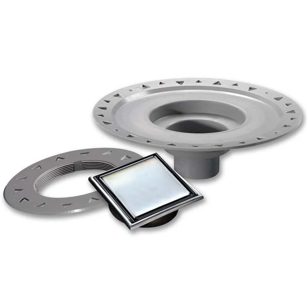Laticrete Hydro Ban Bonding Flange Drain w/ 4" Drain Grate