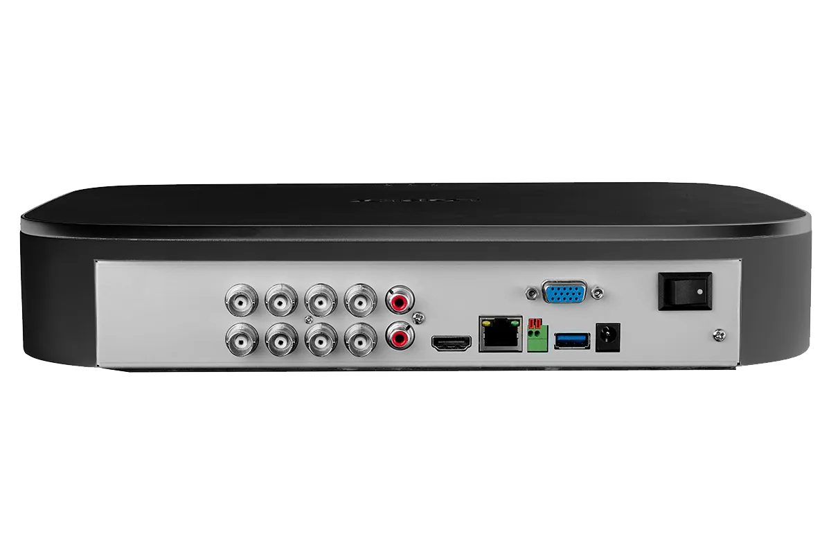Lorex 4K 8-Channel Wired DVR System with Eight Active Deterrence Cameras