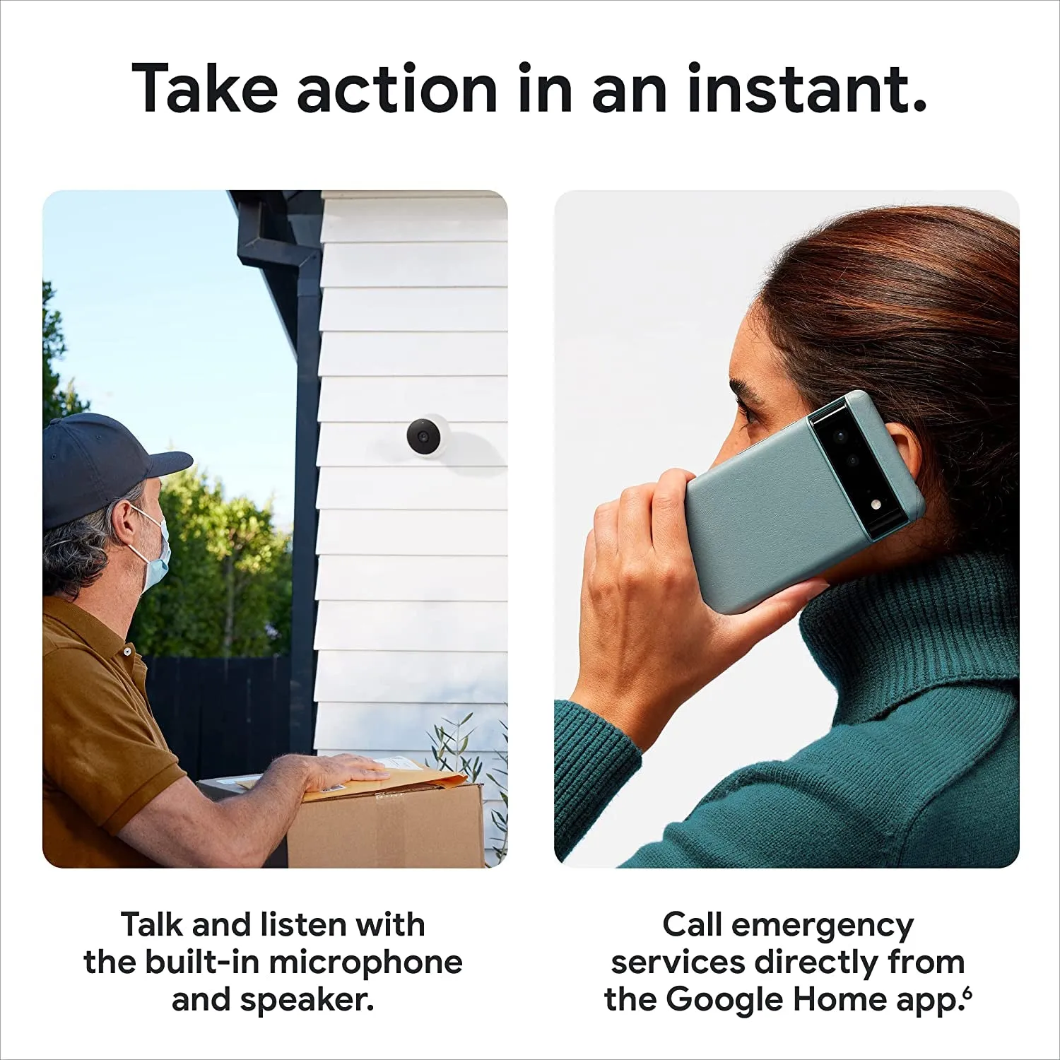 Nest Cam Outdoor or Indoor, Battery - 2Nd Generation - 1 Pack