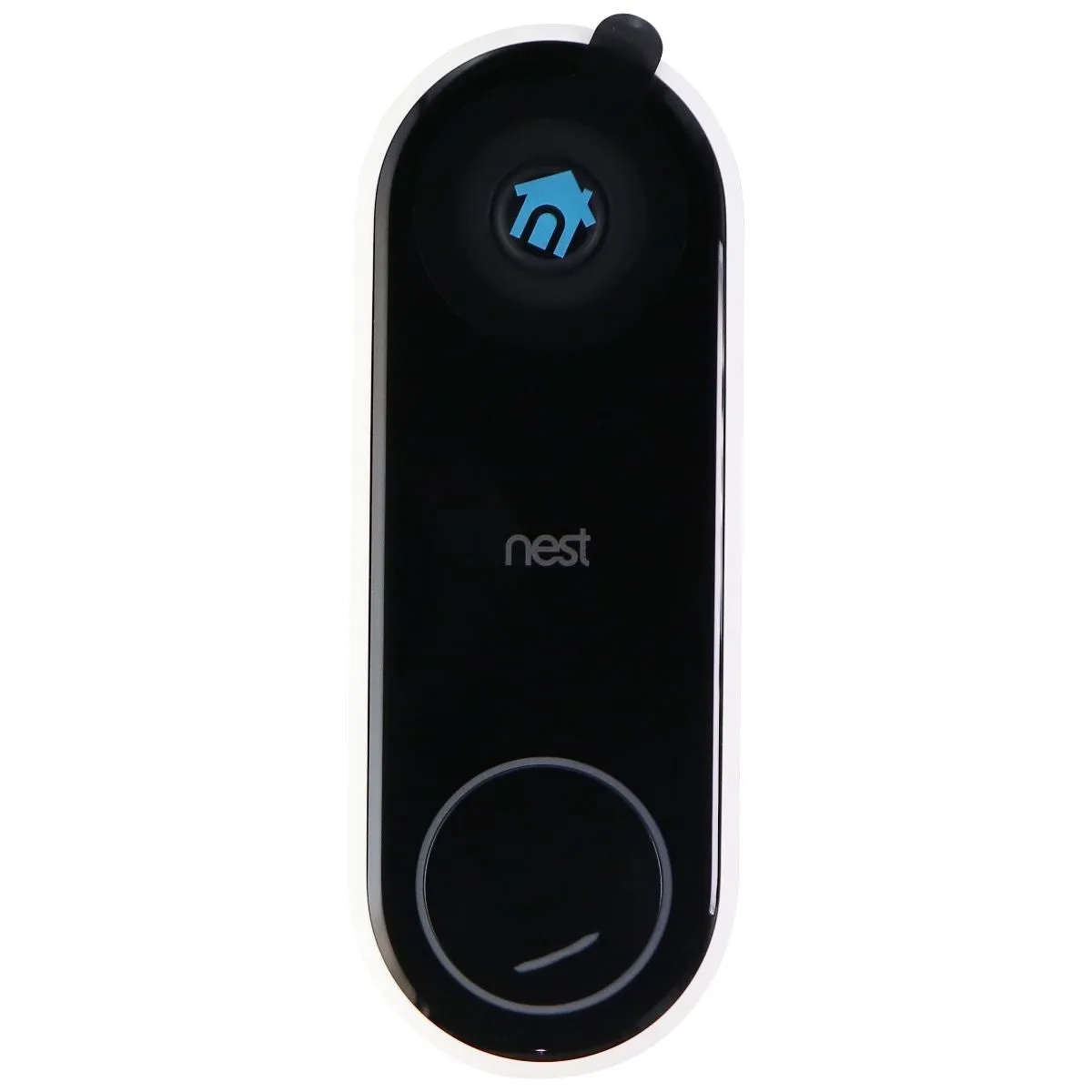 Nest Hello Video Doorbell - Wired - White/Black (A0077)