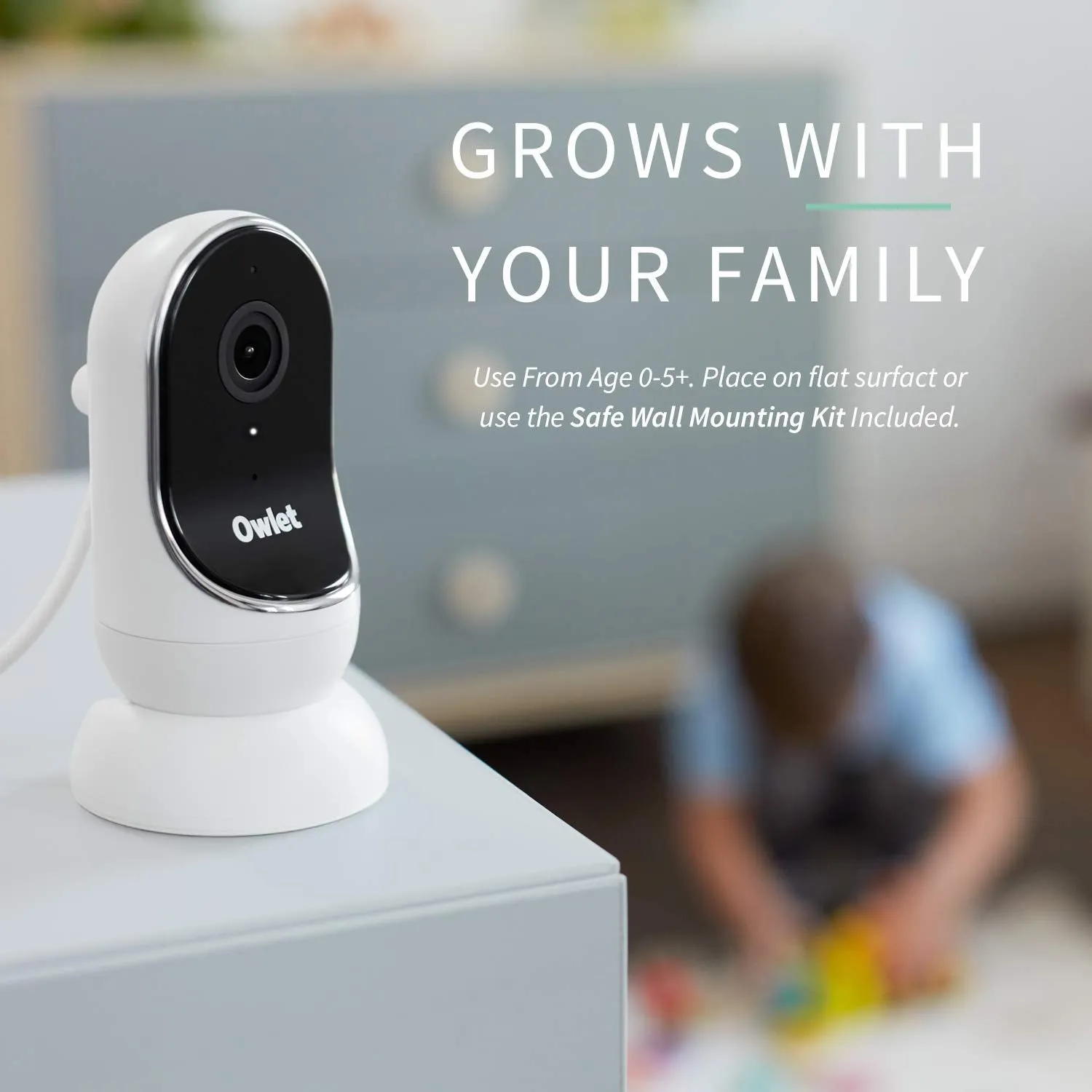 Owlet Smart Sock   Cam - Heart Rate, Oxygen, Video & Audio - The Complete Baby Monitor Solution
