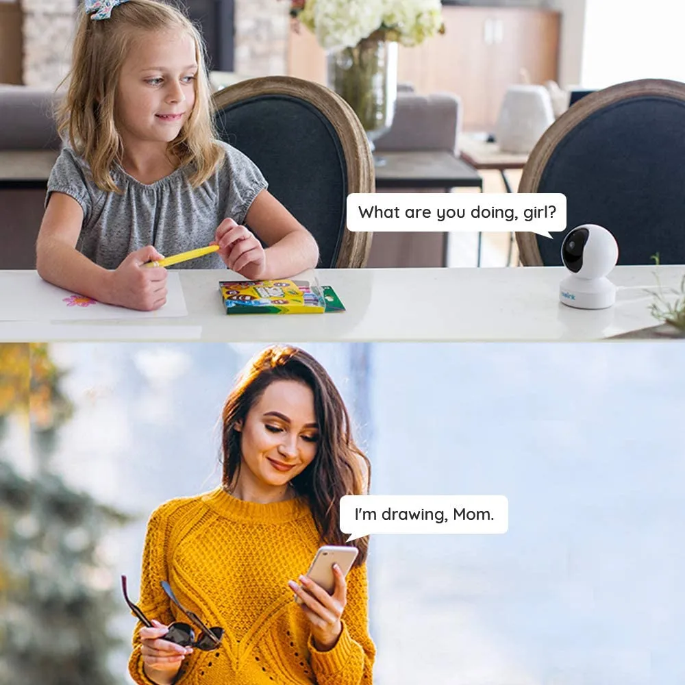 Reolink E1 Zoom V2 5MP Indoor WiFi Security Camera | Pan & Tilt with 3x Optical Zoom, Auto-Tracking, Smart AI Person/Pet Notifications, Night Vision