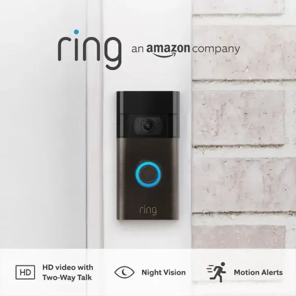 Ring Doorbell 2nd Gen Wireless HD Video Doorbell Venetian Bronze