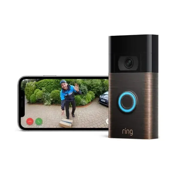 Ring Doorbell 2nd Gen Wireless HD Video Doorbell Venetian Bronze