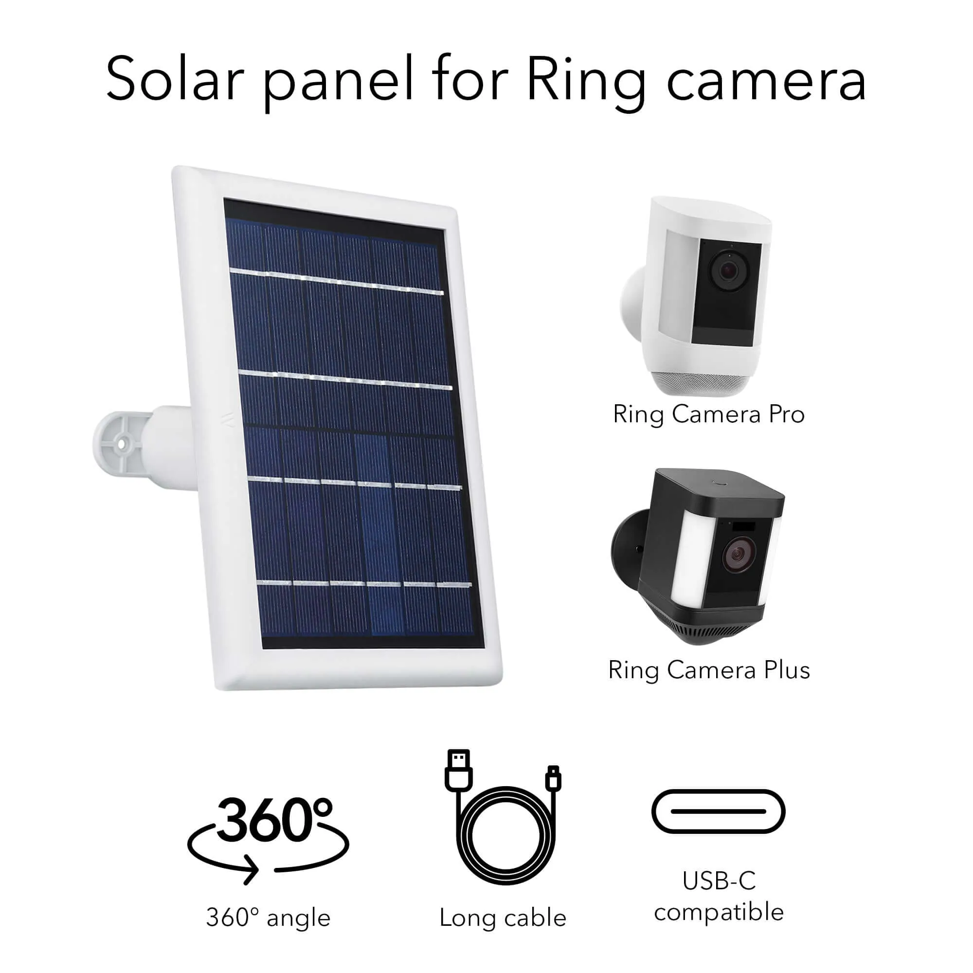 Ring Spotlight Cam Pro   Solar Panel Bundle