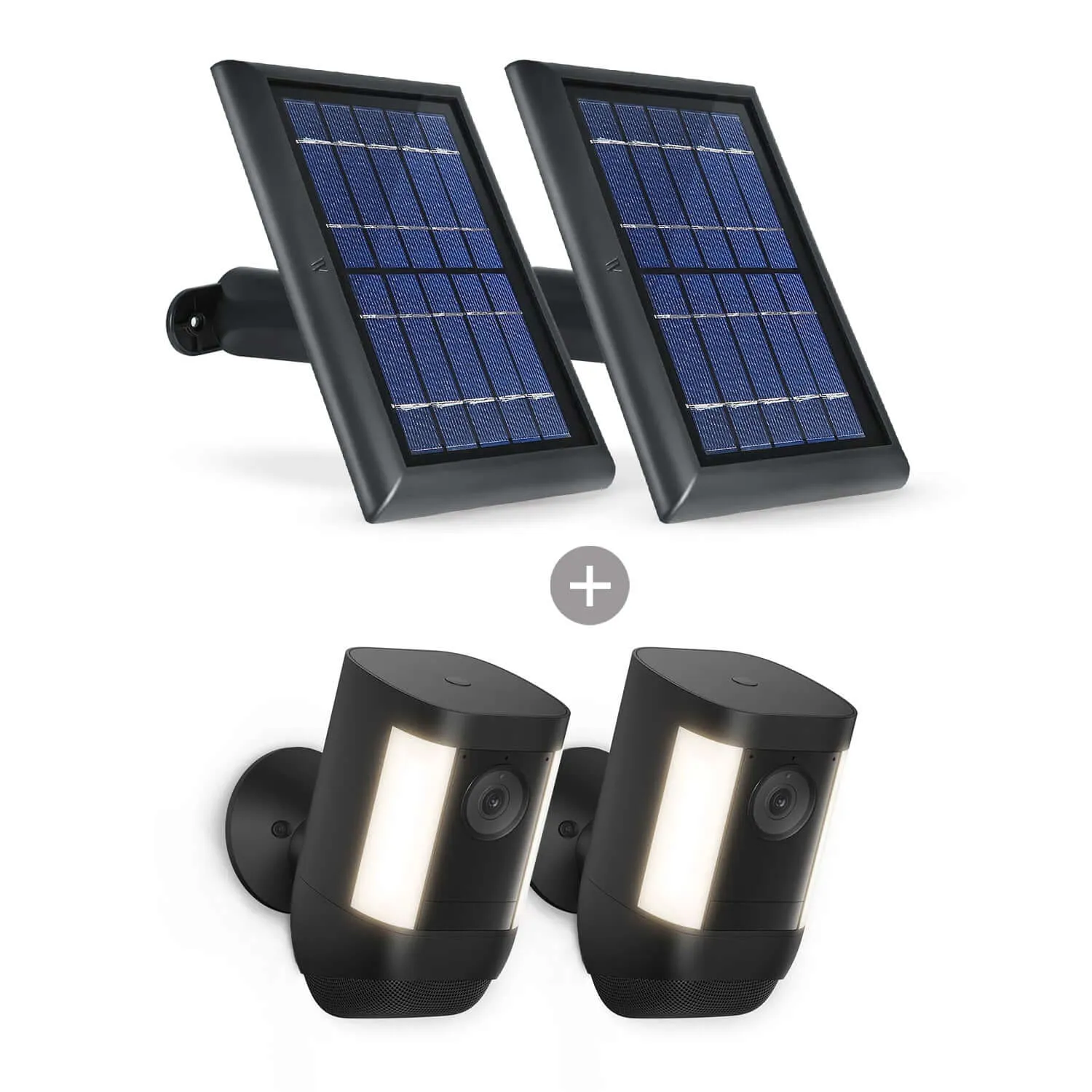 Ring Spotlight Cam Pro   Solar Panel Bundle