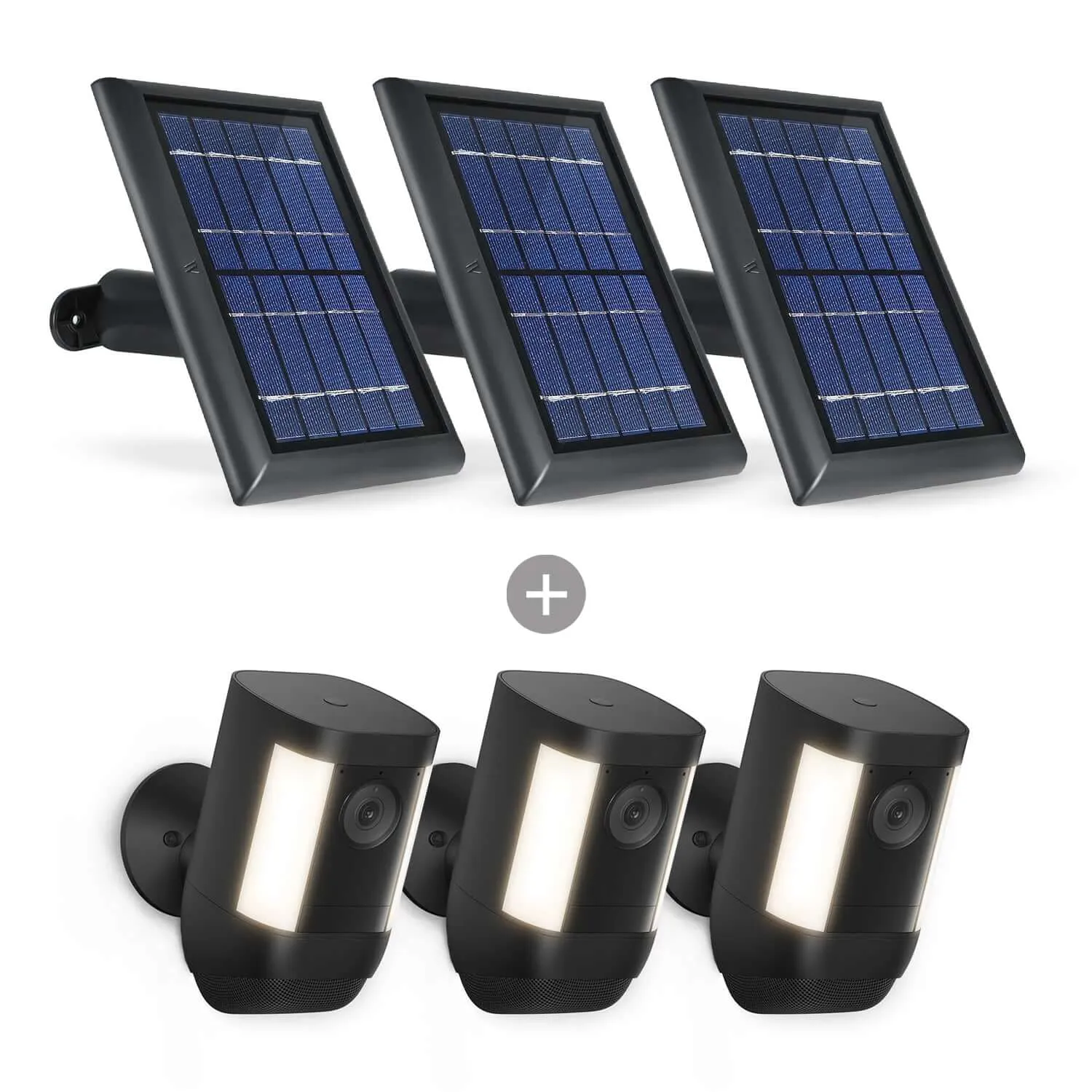 Ring Spotlight Cam Pro   Solar Panel Bundle