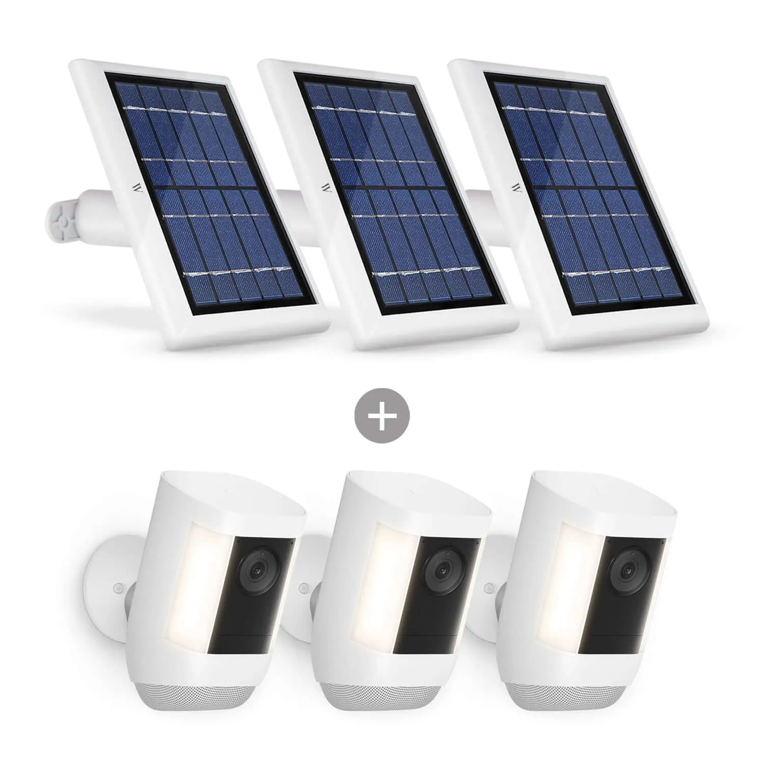 Ring Spotlight Cam Pro   Solar Panel Bundle