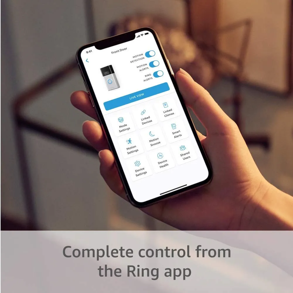 Ring Video Doorbell - 1080p HD video, improved motion detection, easy installation - Venetian Bronze