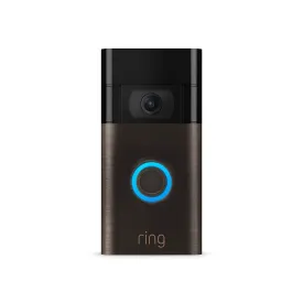 Ring Video Doorbell - 1080p HD video, improved motion detection, easy installation - Venetian Bronze