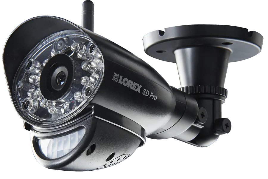 SD Pro Wireless Video Surveillance System with 2 Cameras and 9"" Screen with Mobile Connectivity