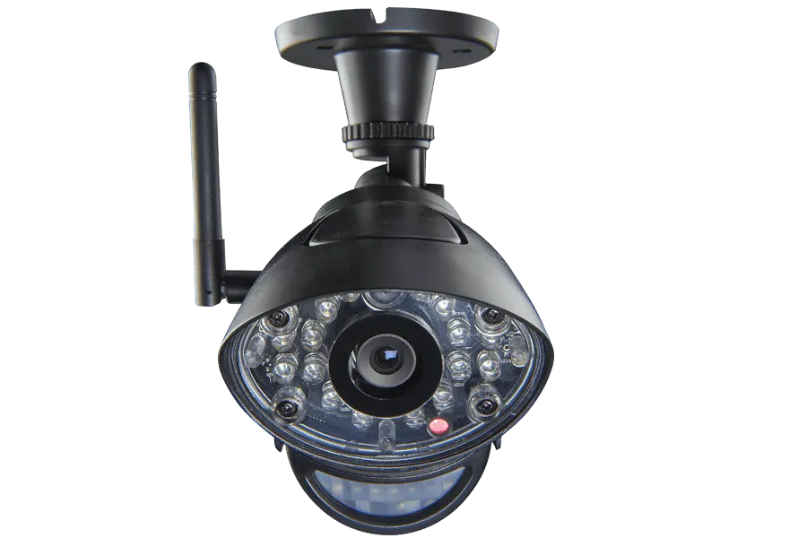 SD Pro Wireless Video Surveillance System with 2 Cameras and 9"" Screen with Mobile Connectivity