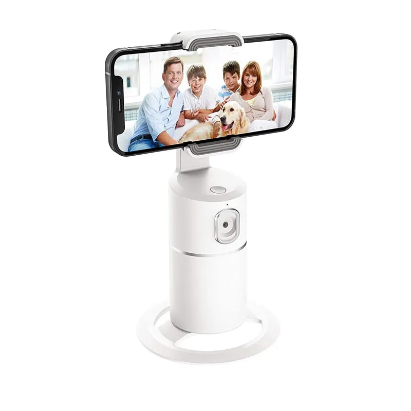 Selfie Tracking Motion Tracking Phone Holder - 360° Rotation