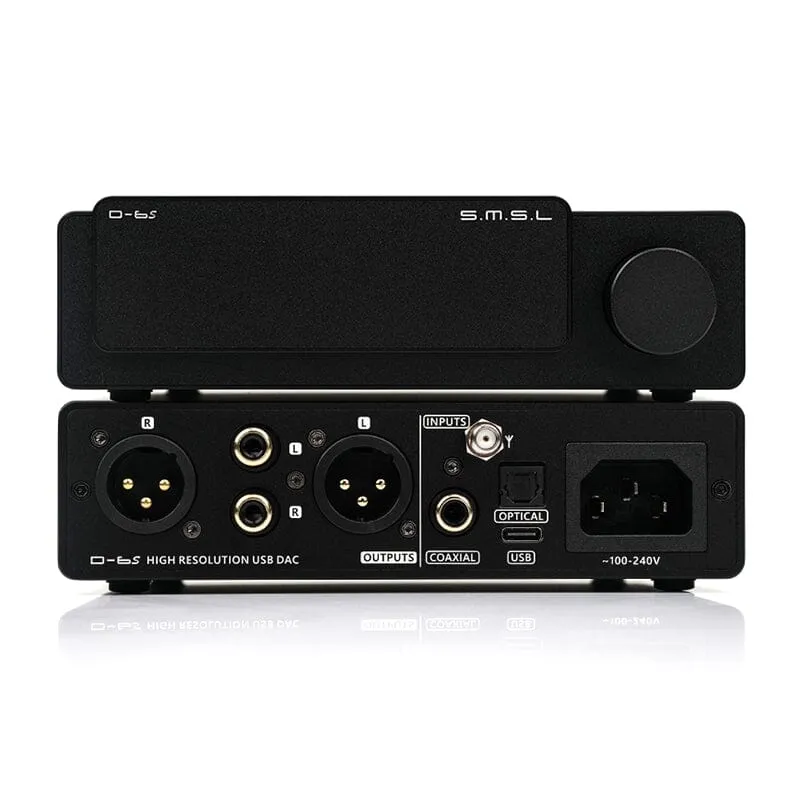 SMSL D-6S / D6S ES9039Q2M DAC MQA Bluetooth 5.1 High-Res Audio Decoder
