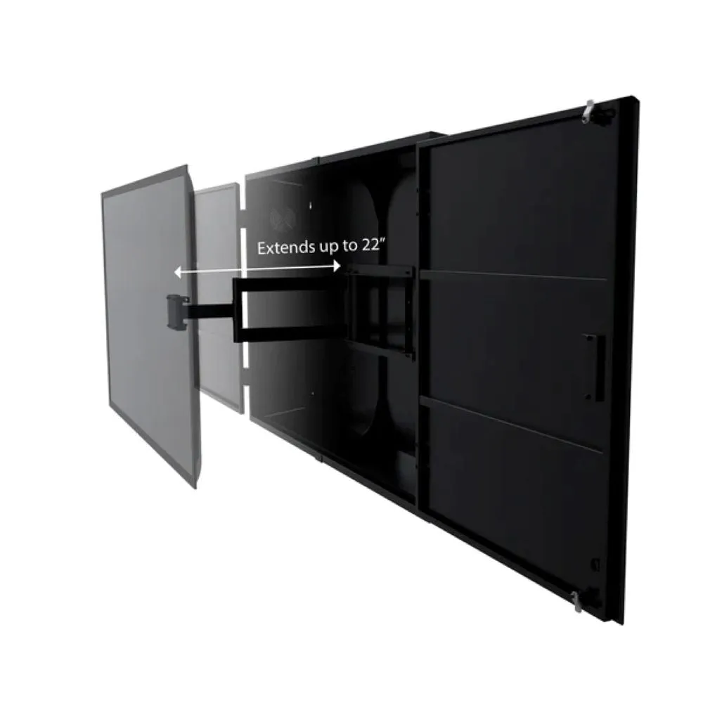 Storm Shell SS-55-PRO Outdoor TV Enclosure Weatherproof with Wall Mount Bracket Up To 55" TVs New