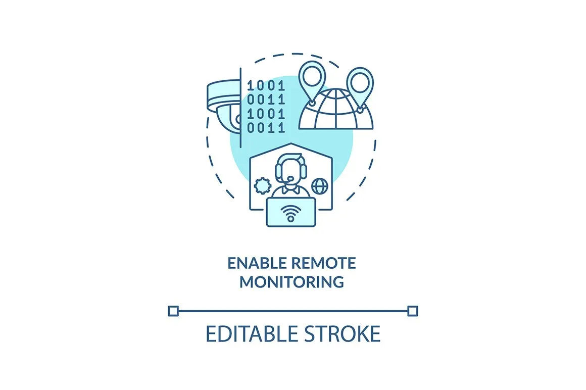Surveillance System Icons Bundle