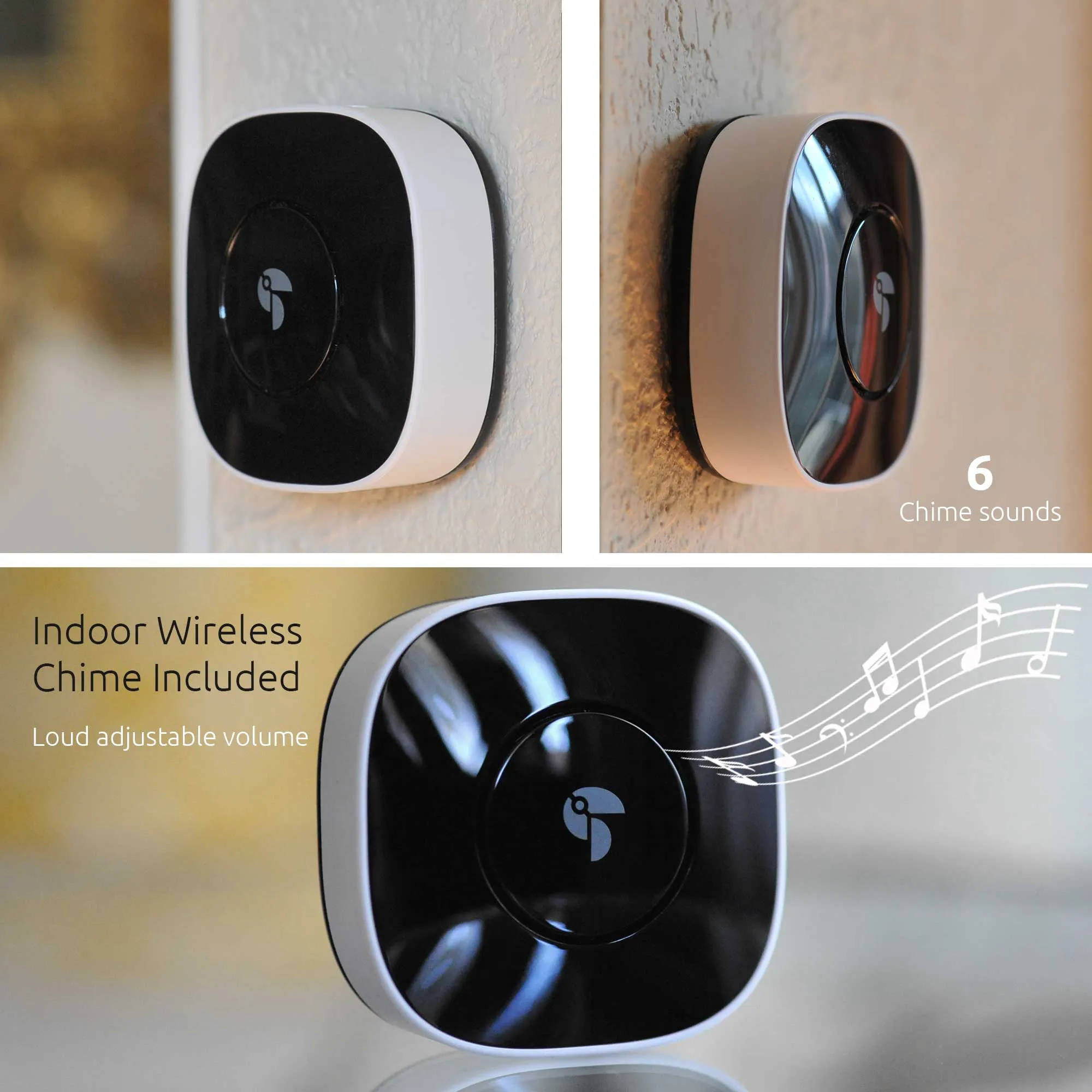 Toucan Security Floodlight Cameras 2-Pack & Wireless Video Doorbell Bundle