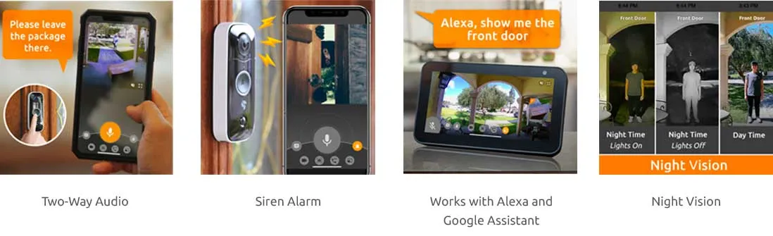 Toucan Wireless Video Doorbell Camera PRO