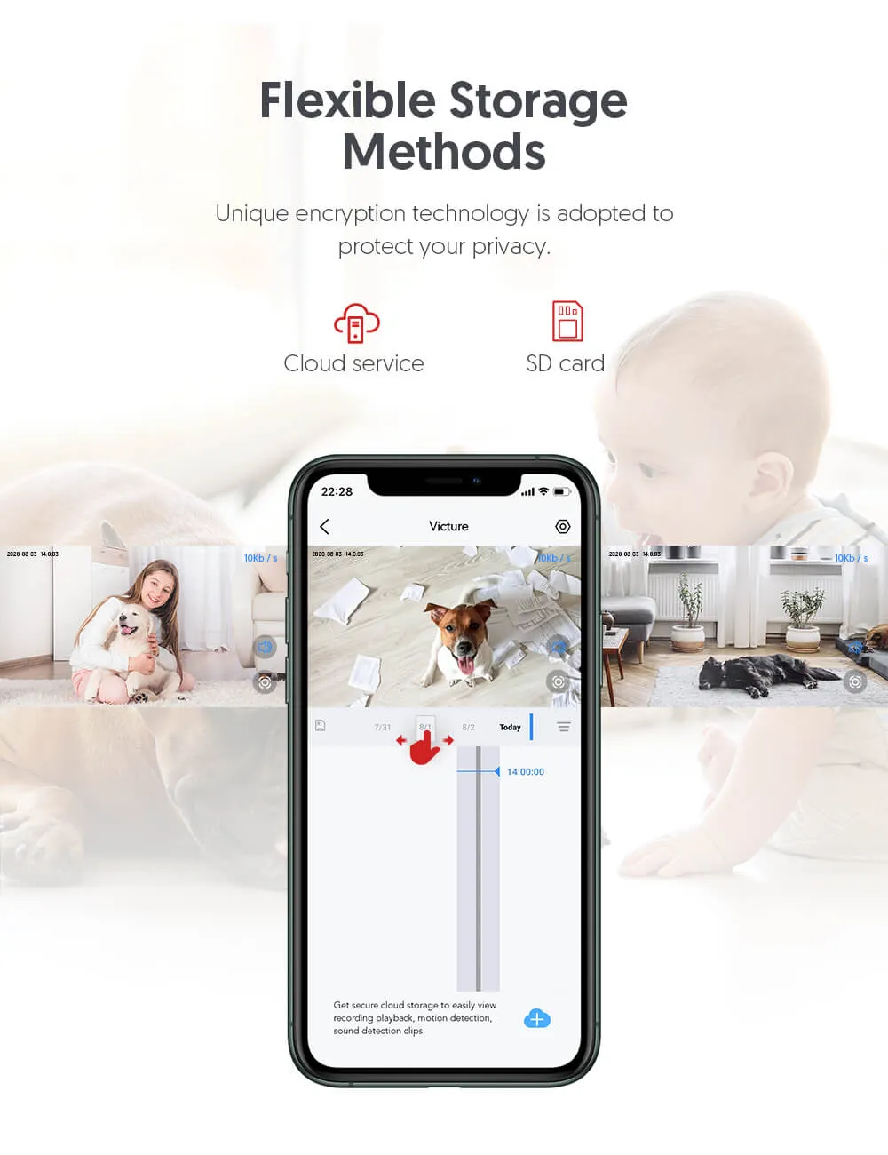 Victure PC530 Smart WiFi Baby Monitor