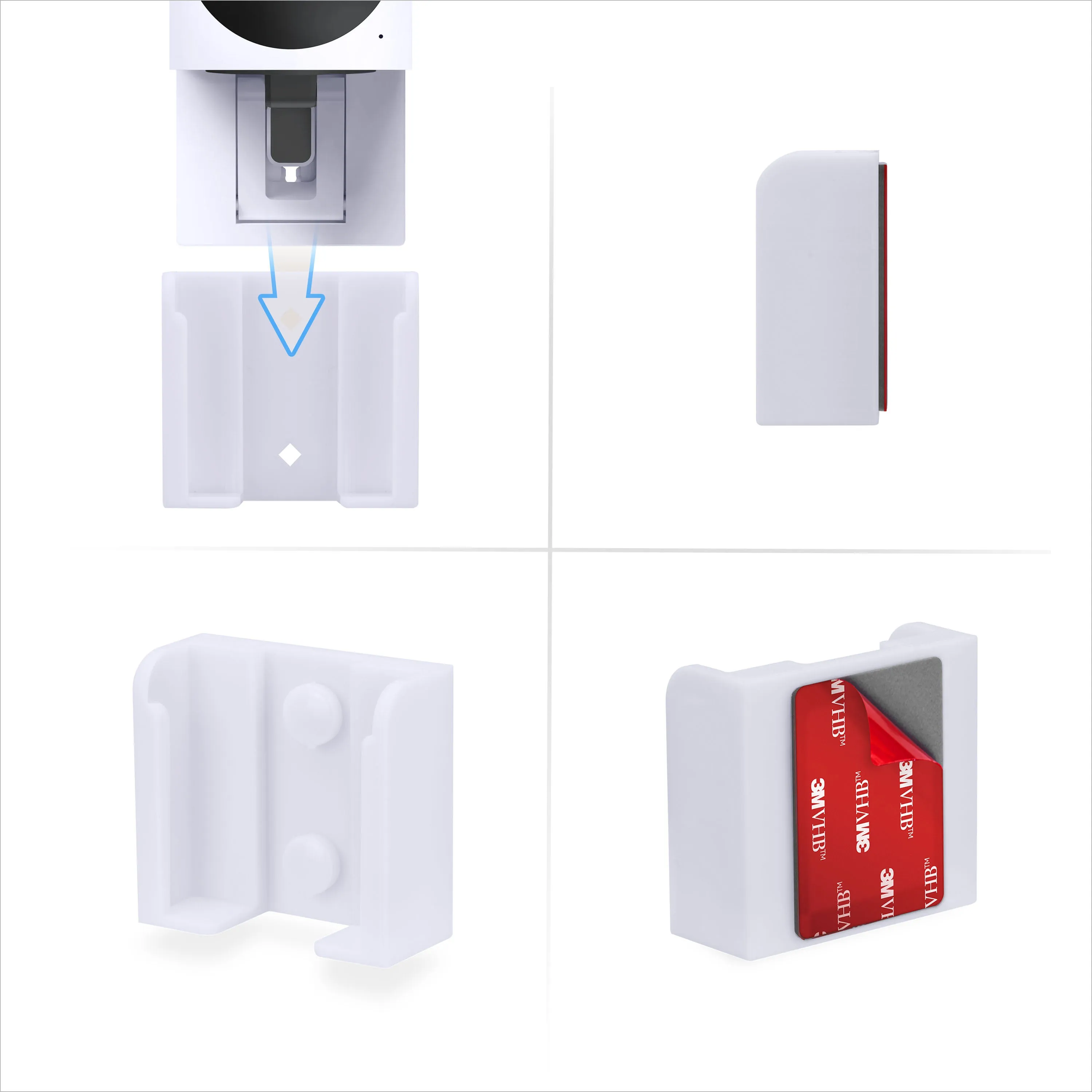 Wall Mount For Wyze Cam Outdoor v2 Security Camera, Easy to Install Holder Bracket, Reduce Blind Spots & Clutter