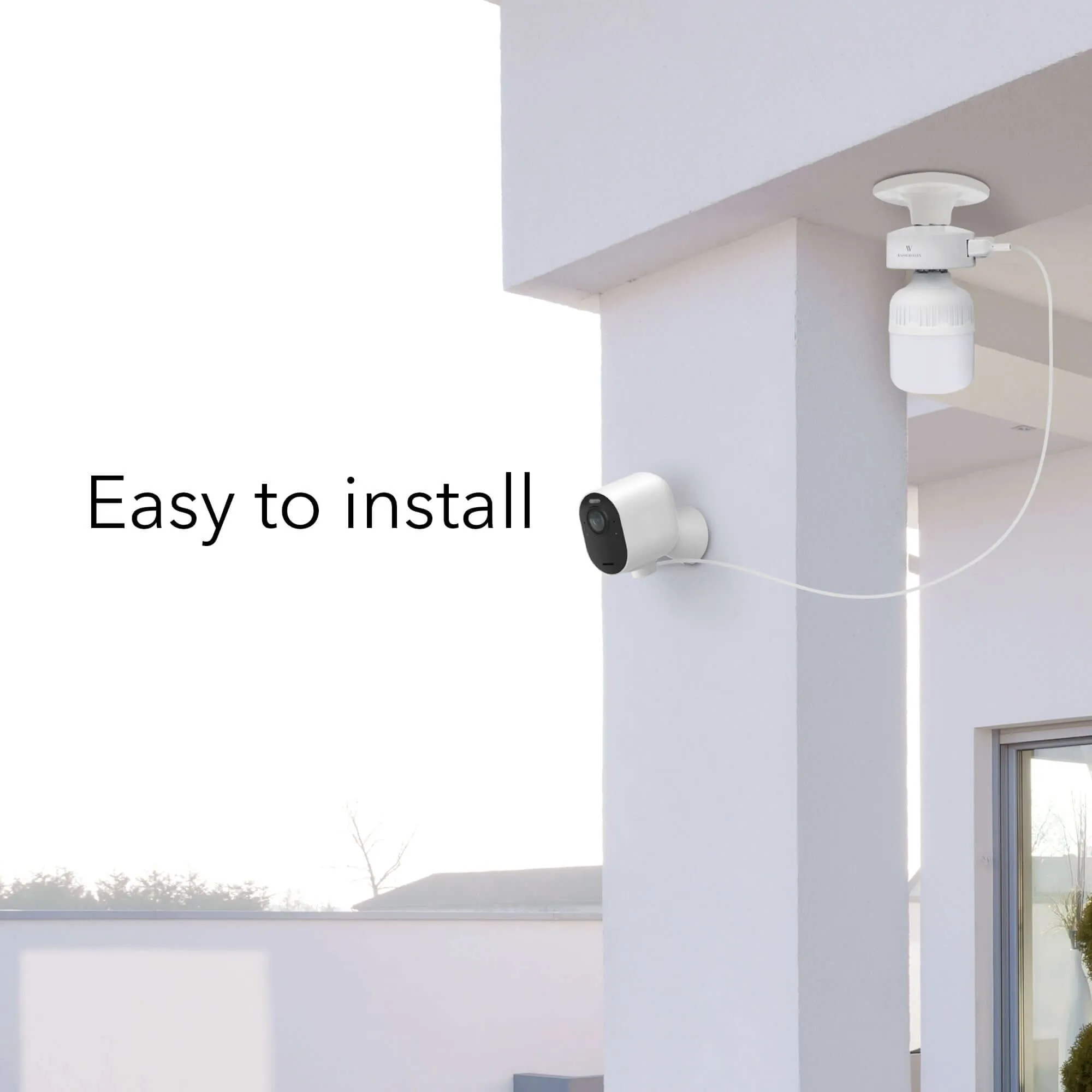 Wasserstein Light Bulb Socket & Arlo Cam Charging Cable