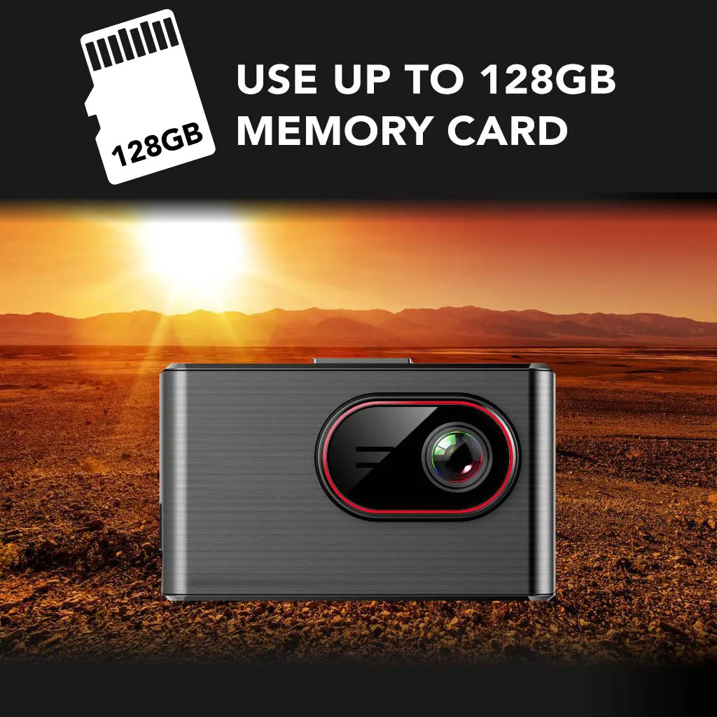 WIFI 2nd Gen 2K Dual (2) Pinnacle Touch Screen Dash Cam System