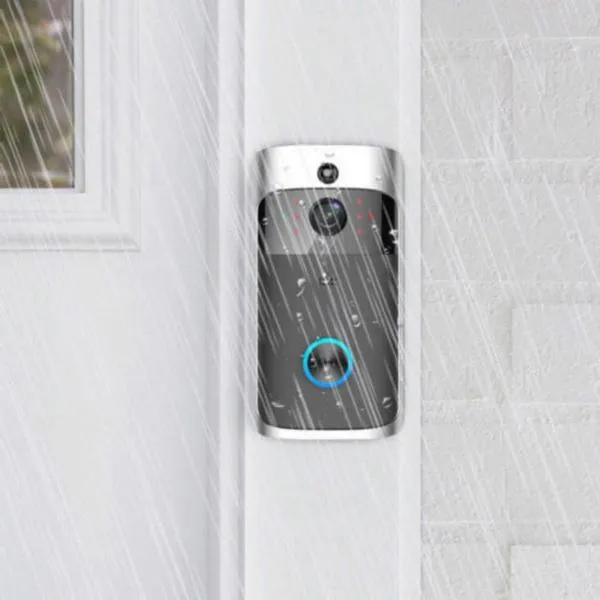 WiFi Wireless Video Doorbell Two-Way Talk Smart PIR Door Bell Security Camera HD