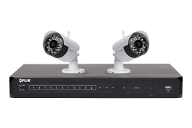 Wireless DVR Security Camera System with 2 outdoor wireless cameras